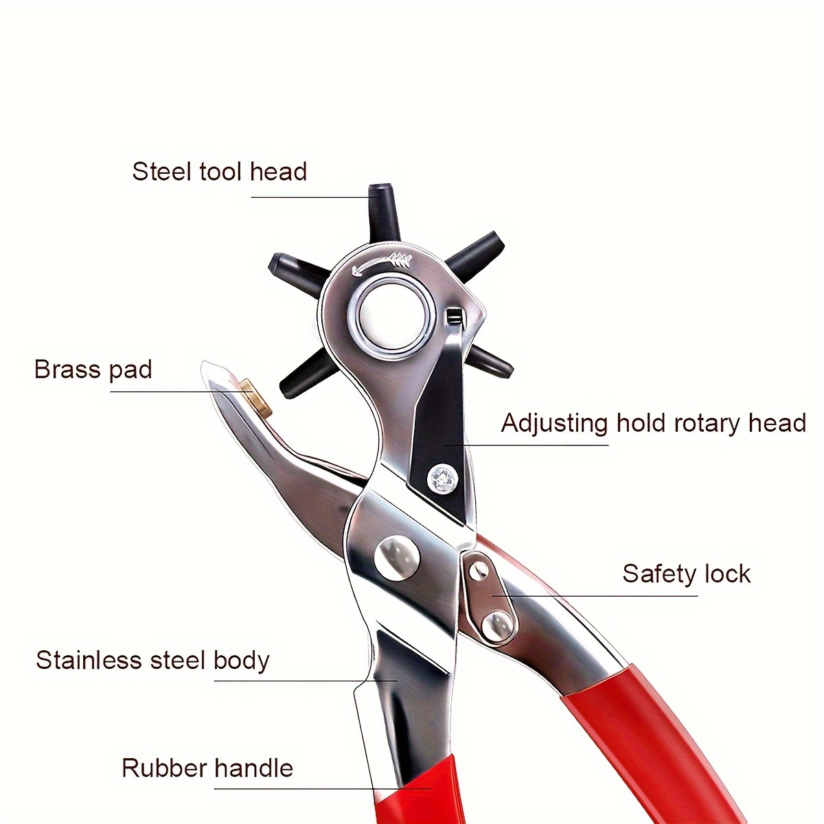 Leather Belt Hole Punch Plier  - Sewing Eyelet Fabric reseña y precio