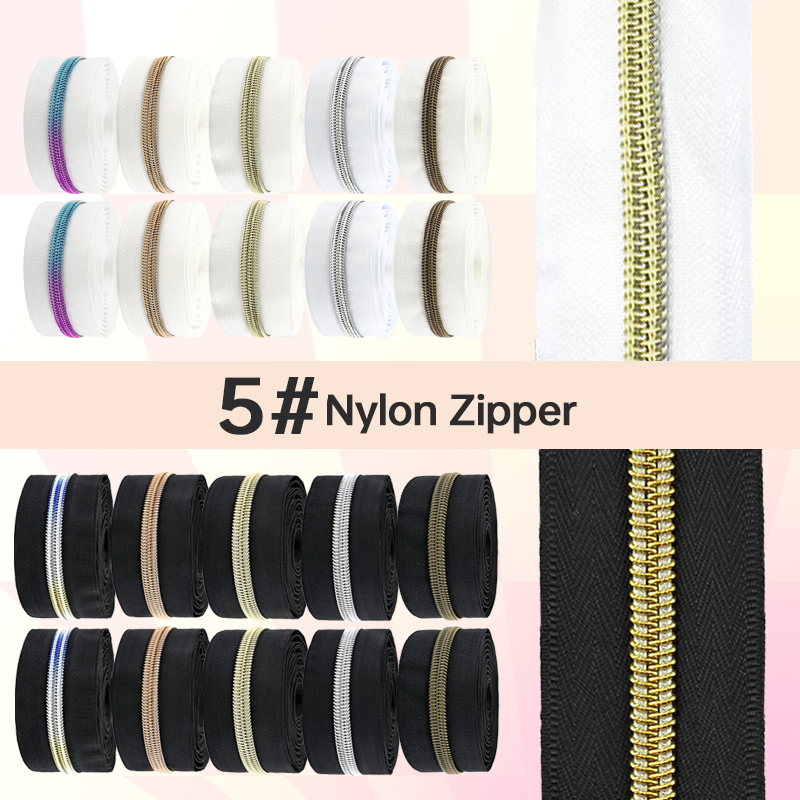 5/10/20Meters Black/White Zipp - Textile And Sewing Supply reseña y precio