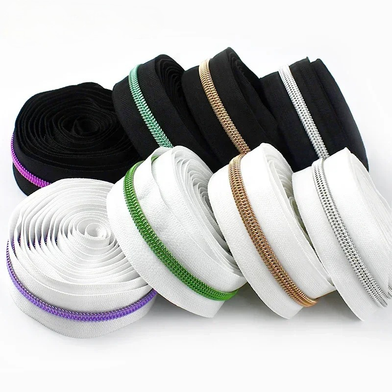 5/10/20Meters Black/White Zipp - Textile And Sewing Supply reseña y precio
