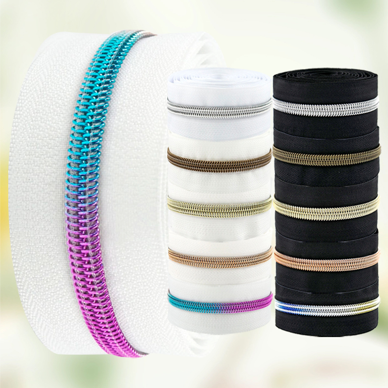 5/10/20Meters Black/White Zipp - Textile And Sewing Supply reseña y precio