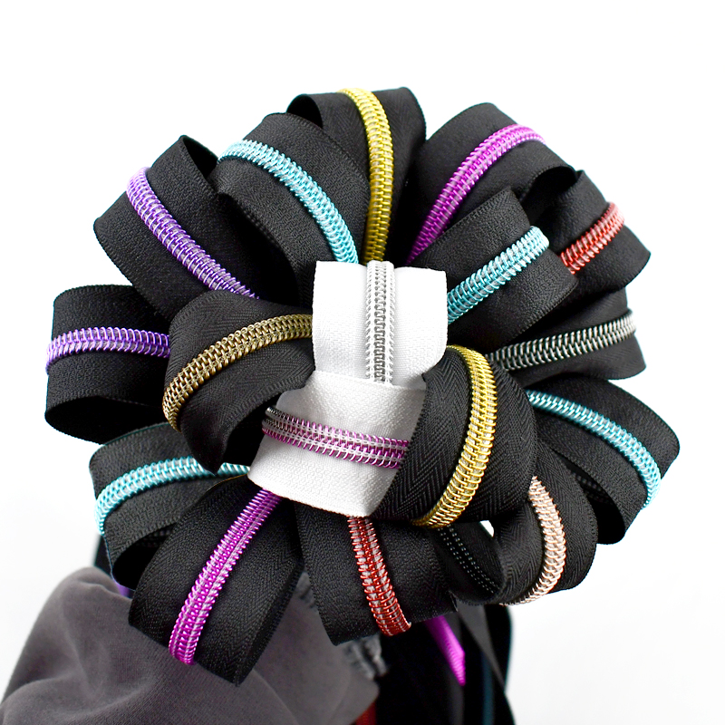 5/10/20Meters Black/White Zipp - Textile And Sewing Supply reseña y precio