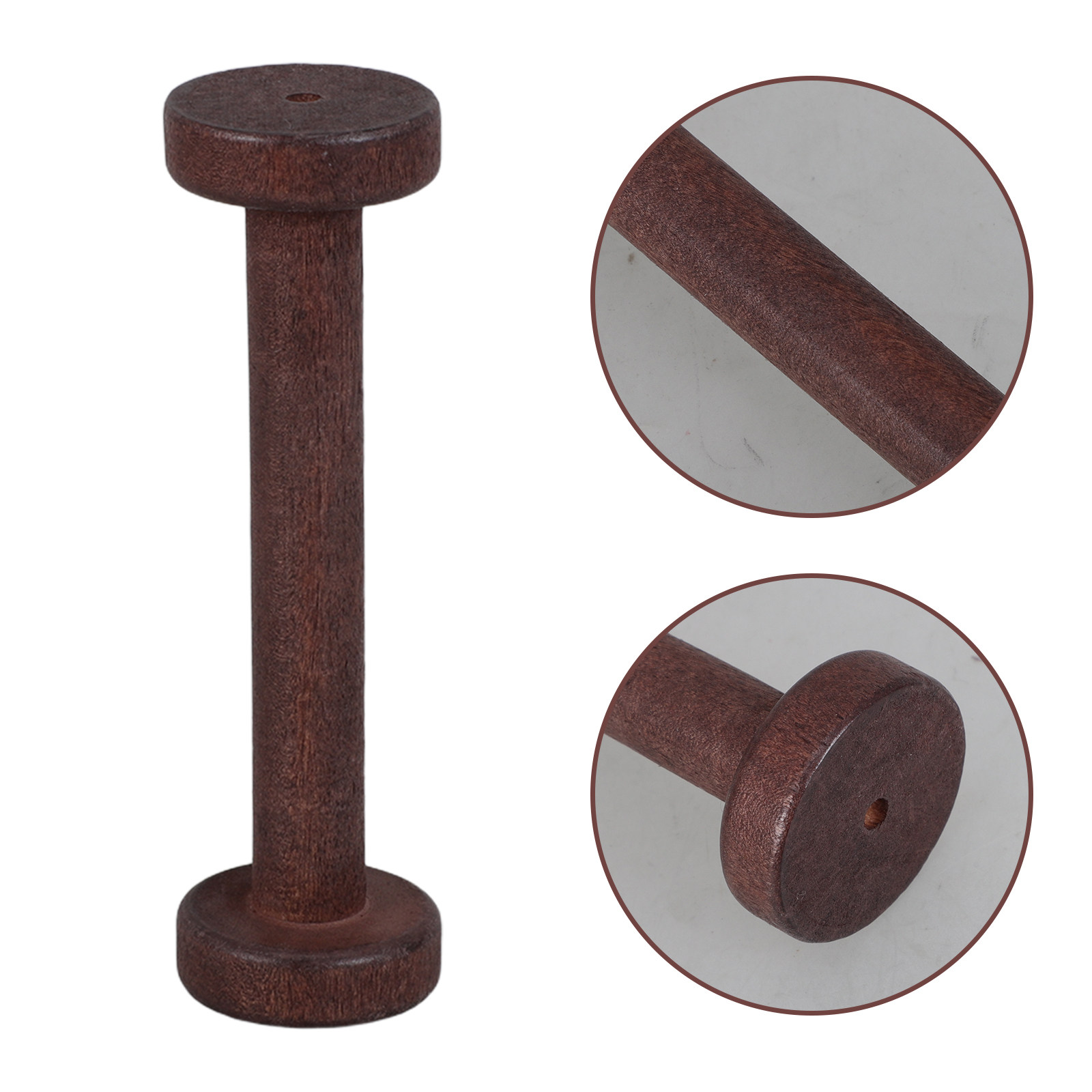 5Pcs Handpolished Wooden Spool - Sewing And Textile reseña y precio