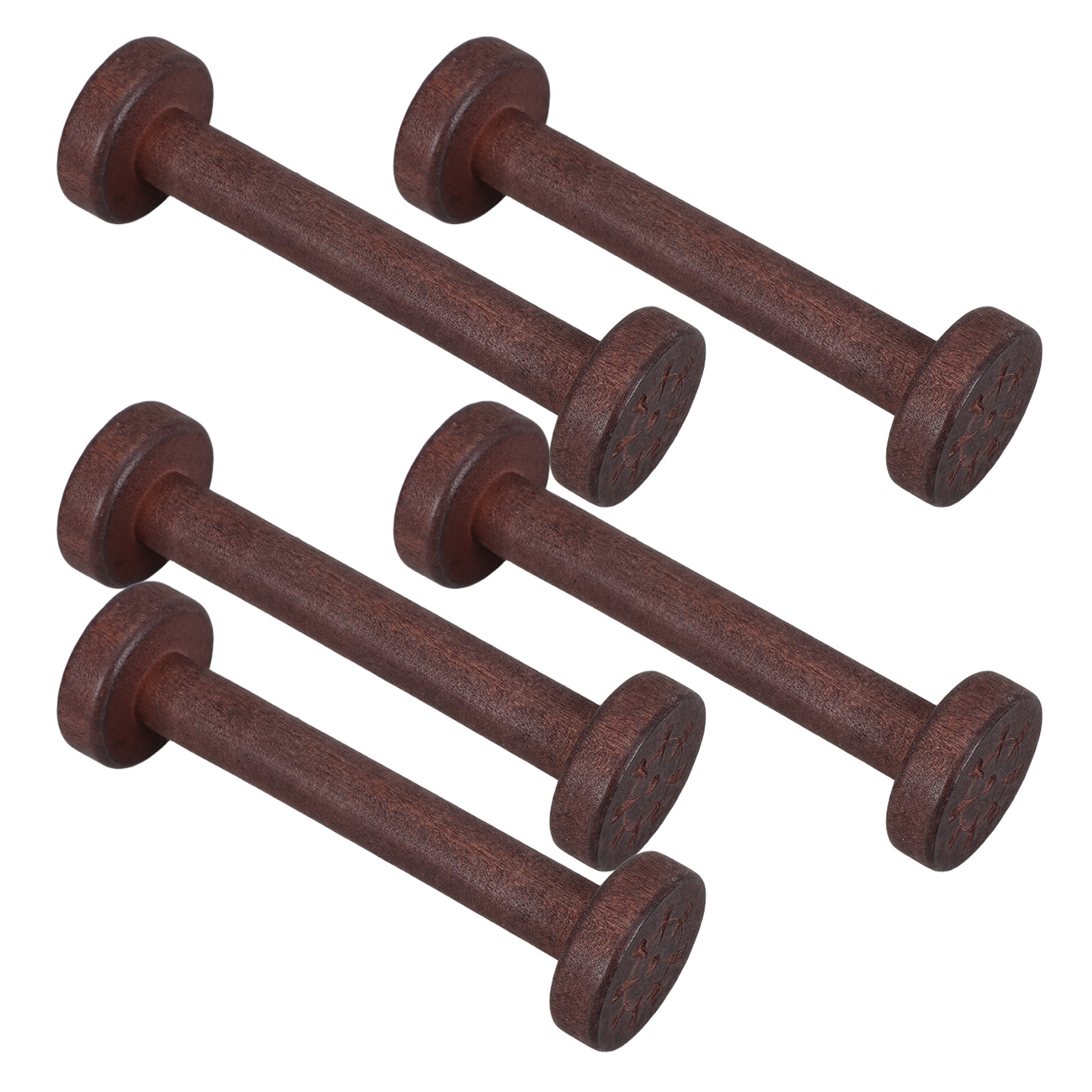 5Pcs Handpolished Wooden Spool - Sewing And Textile reseña y precio