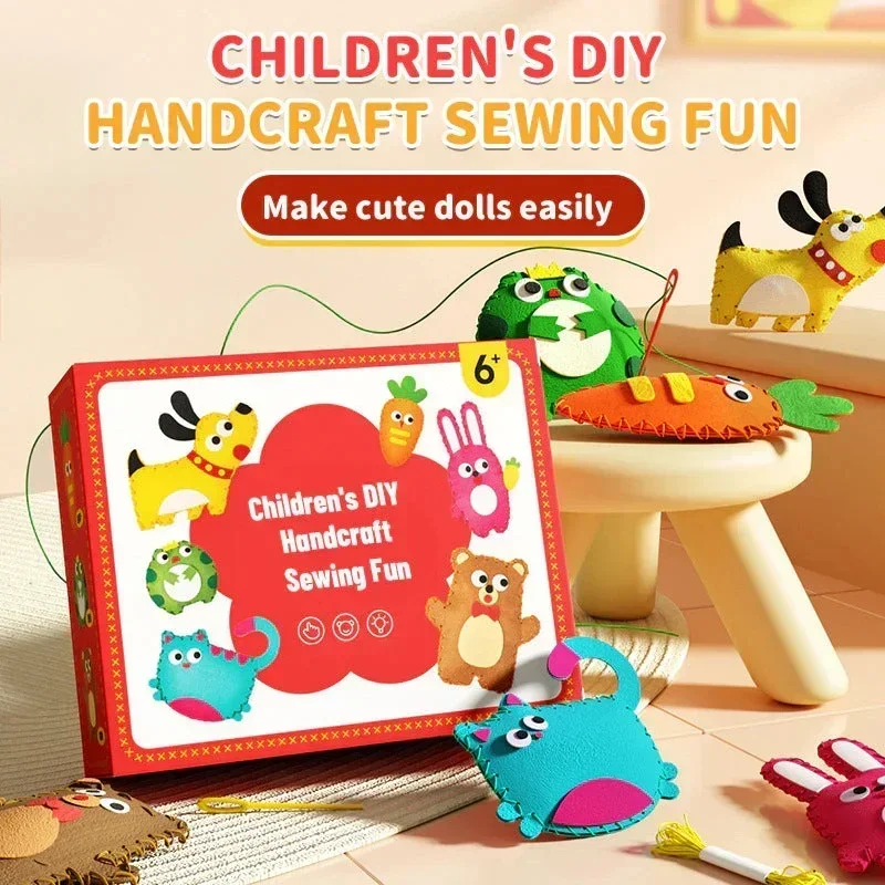 Diy Doll Sewing Toys Animal Fr - Sewing Thread In Textile reseña y precio