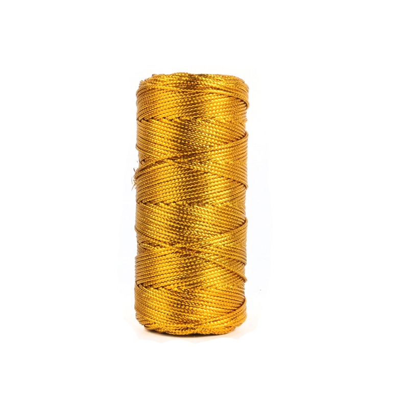 Gold and Silver Macrame Cord R - Sewing Thread In Textile reseña y precio