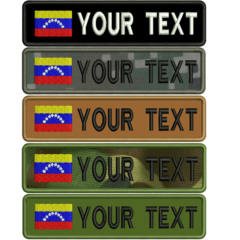 Venezuela Flag Custom Name Pat - Sewing Labels reseña y precio