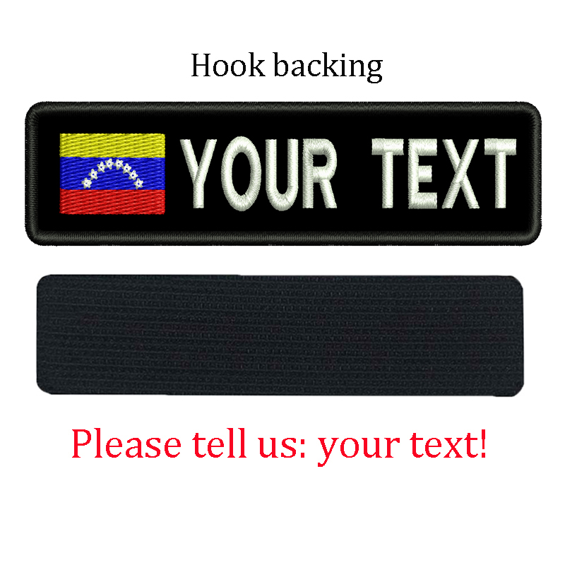 Venezuela Flag Custom Name Pat - Sewing Labels reseña y precio