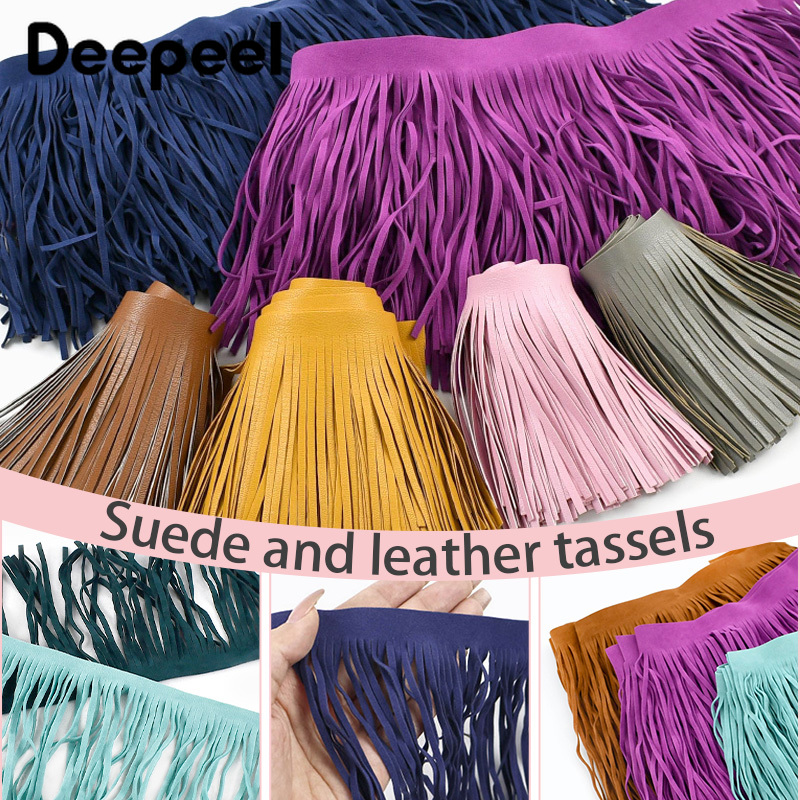 1M 10-30cm Leather Suede Tasse - Textile And Sewing Supply reseña y precio