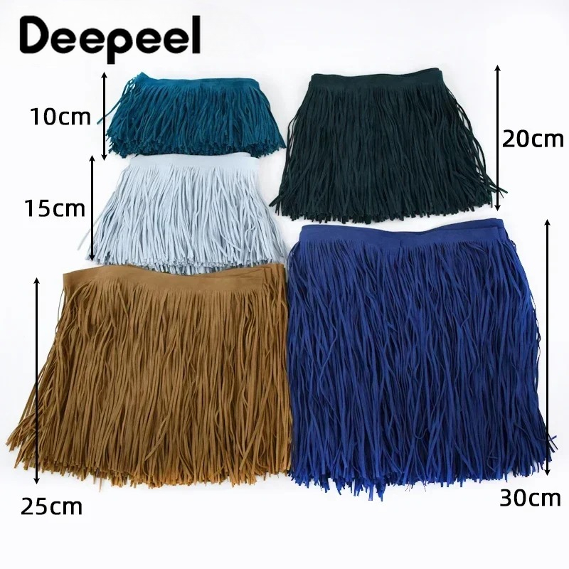 1M 10-30cm Leather Suede Tasse - Textile And Sewing Supply reseña y precio