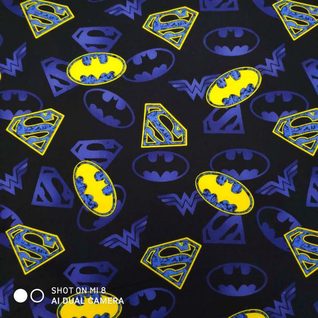 140cm Width Cartoon Batman Log - Sewing And Textile reseña y precio