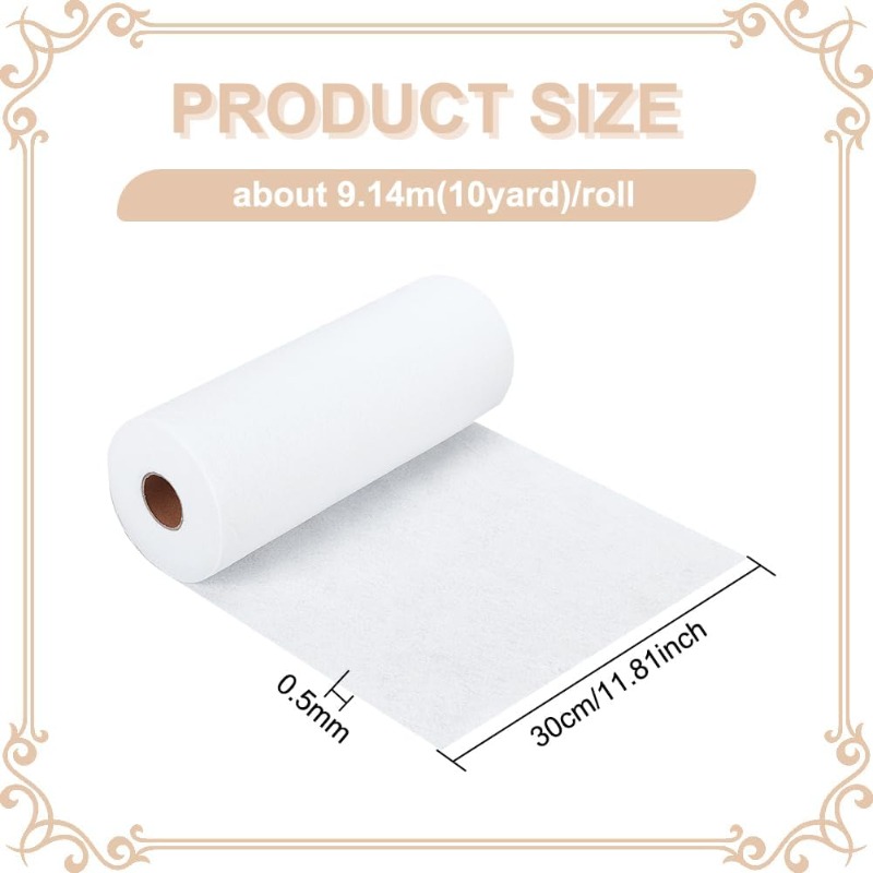 10 Yard Iron-On Fusible Fleece - Interfacing Iron On reseña y precio