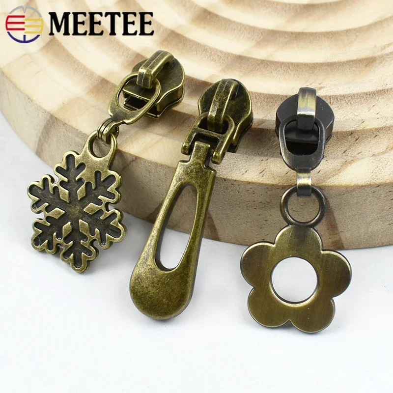 10/20/30Pcs 5# Bronze Metal Zi - Textile And Sewing Supply reseña y precio