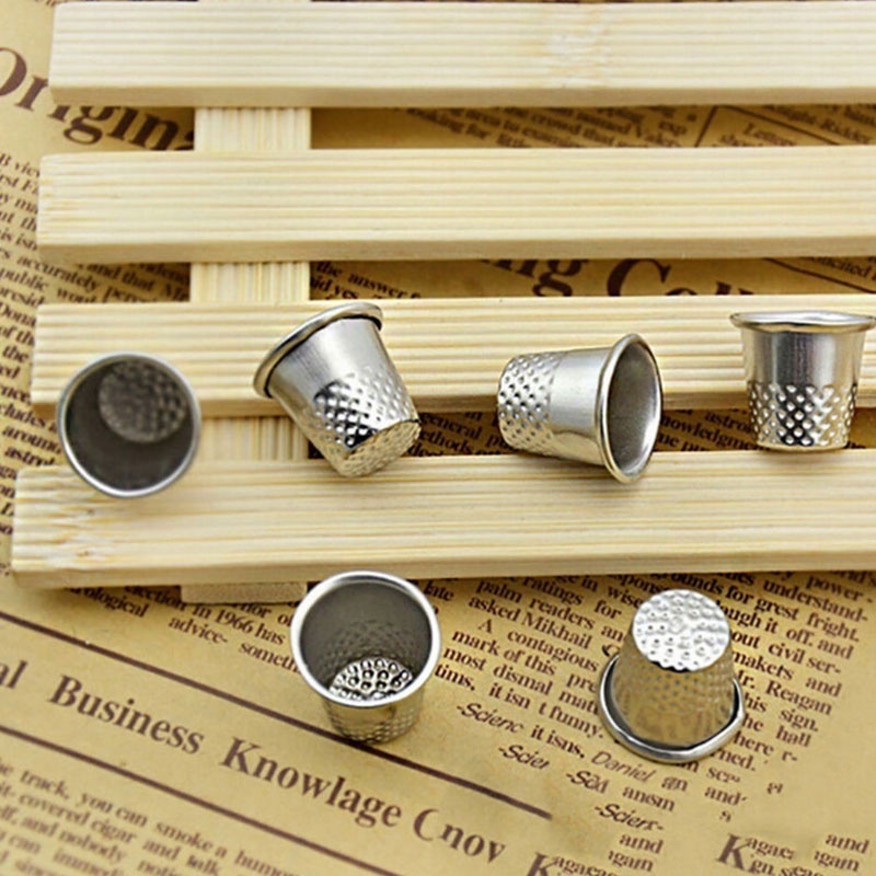 10Pcs Metal Aluminum Top Needl - Sewing Thimble Metal reseña y precio