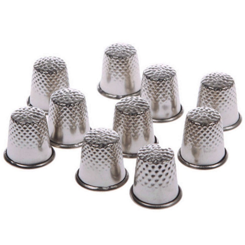 10Pcs Metal Aluminum Top Needl - Sewing Thimble Metal reseña y precio