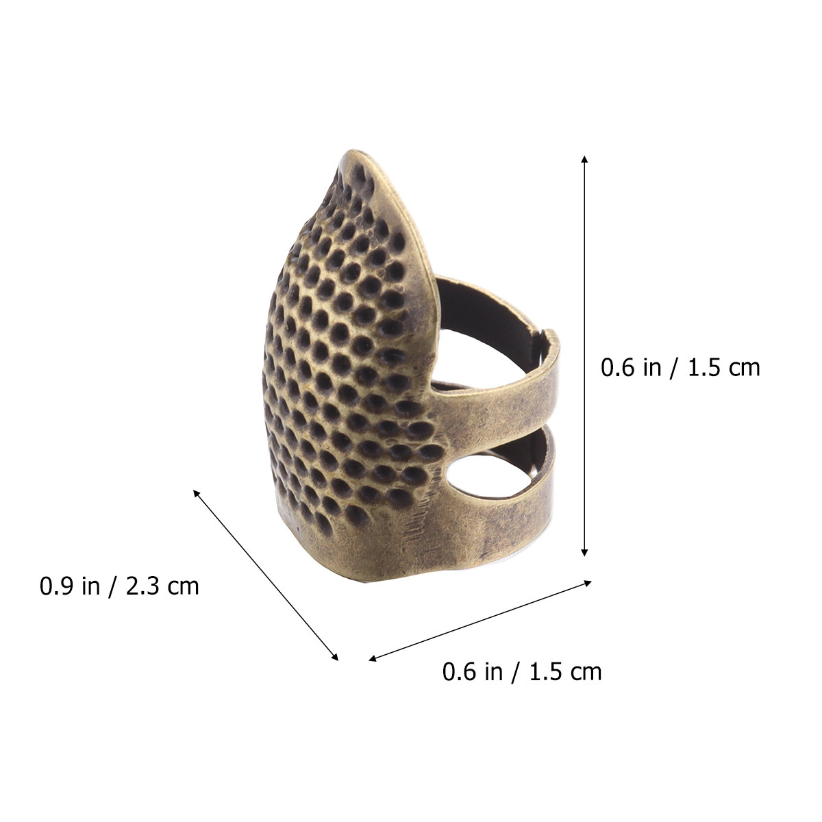 Vintage Metal Adjustable Sewin - Sewing Thimble Metal reseña y precio