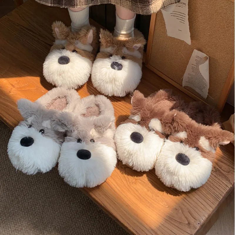 Dog Home Fuzzy Slipper Women P - Sewing House reseña y precio
