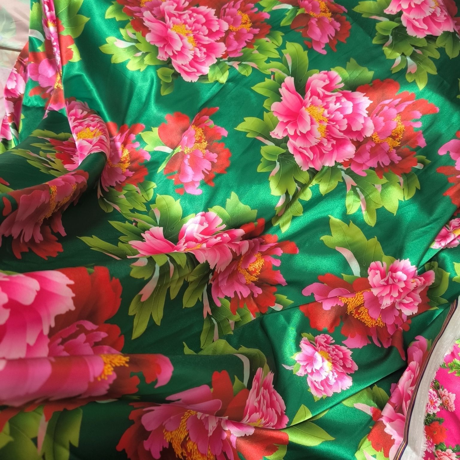 Satin Fabric Cloth without Ove - Sewing And Textile reseña y precio