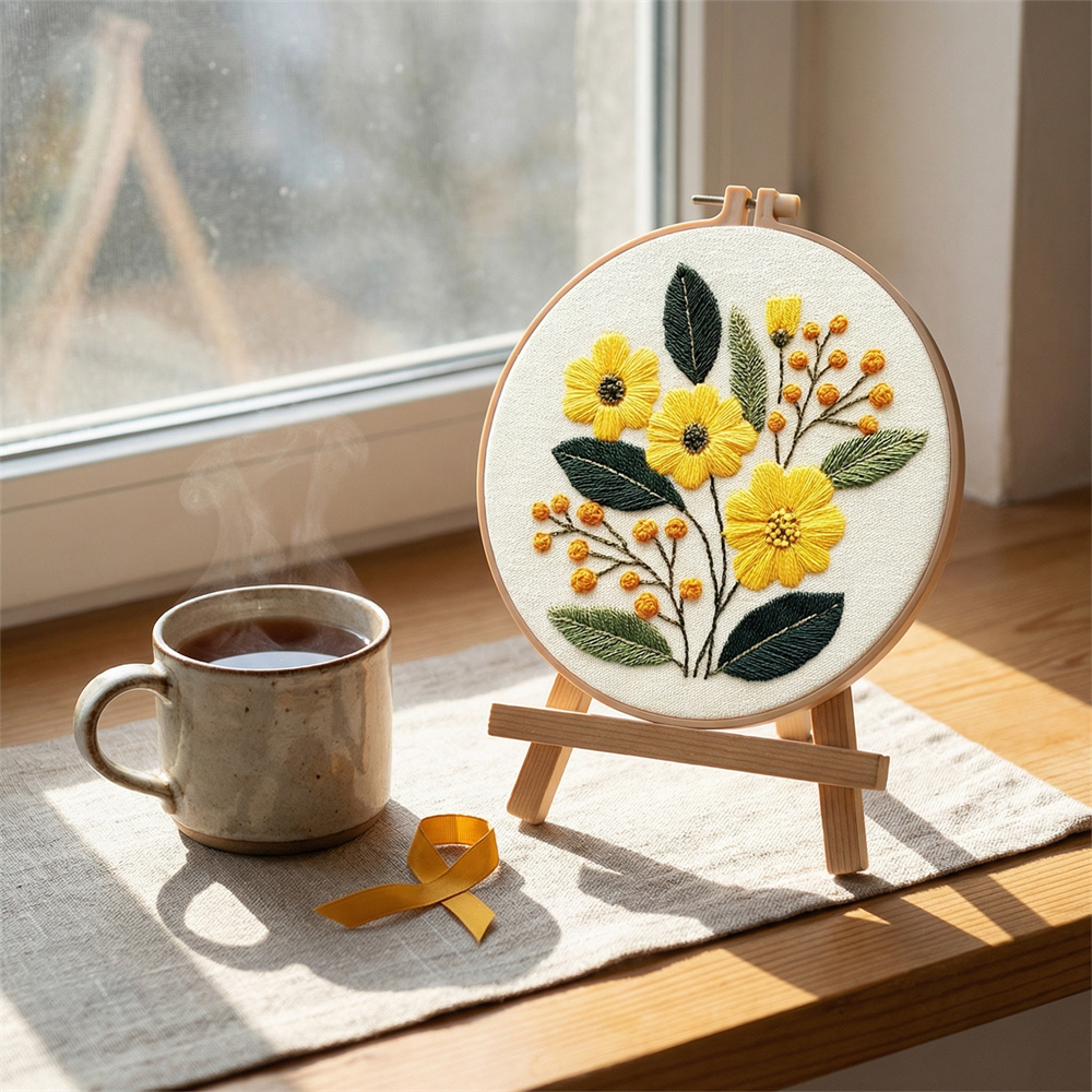 MomoArt DIY Embroidery Kit Flo - Textile Sewing Patterns reseña y precio