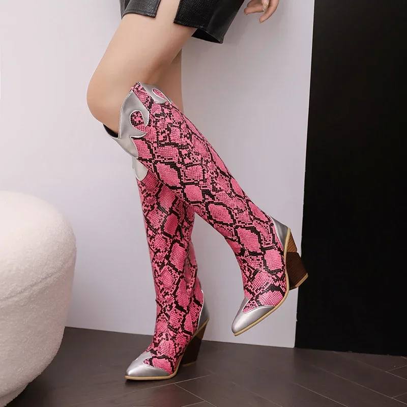 Big Size Western Women Knee Hi - Sewing Zipper reseña y precio