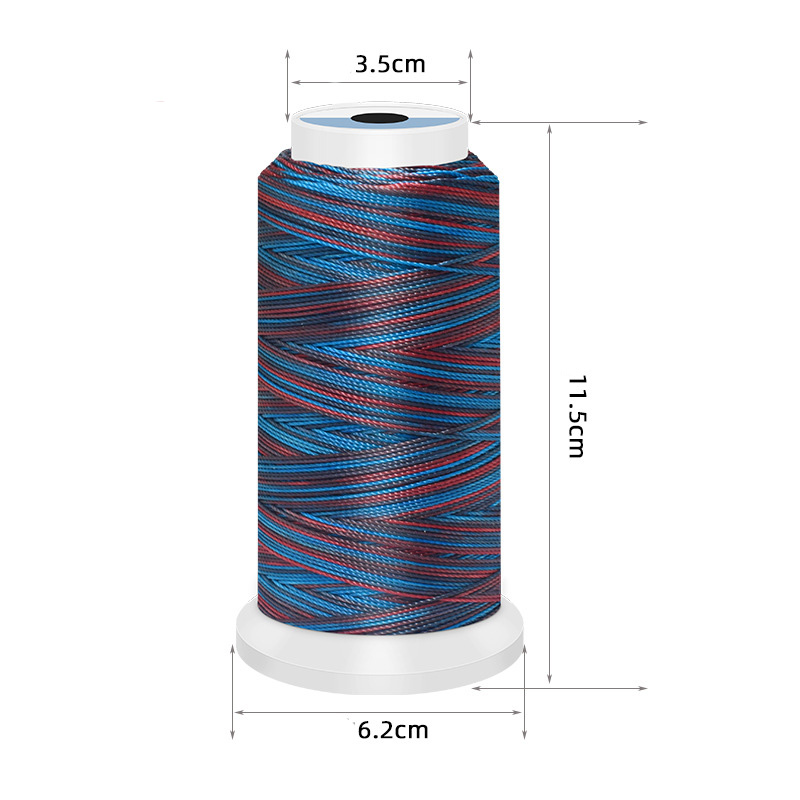 0.5/0.8/1mm Polyester Rainbow  - Sewing Thread In Textile reseña y precio