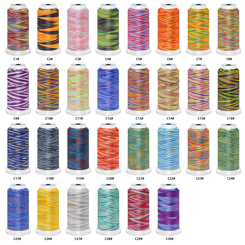 0.5/0.8/1mm Polyester Rainbow  - Sewing Thread In Textile reseña y precio