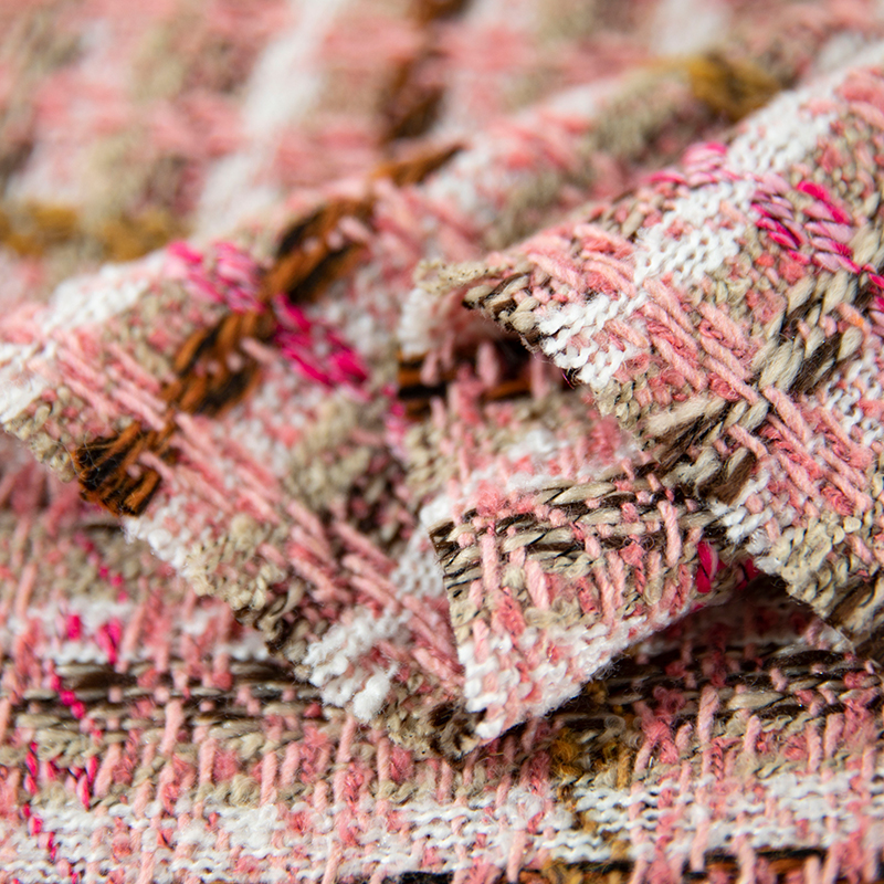 Plaid Tweed Fabric  By The Met - Sewing Tweed reseña y precio