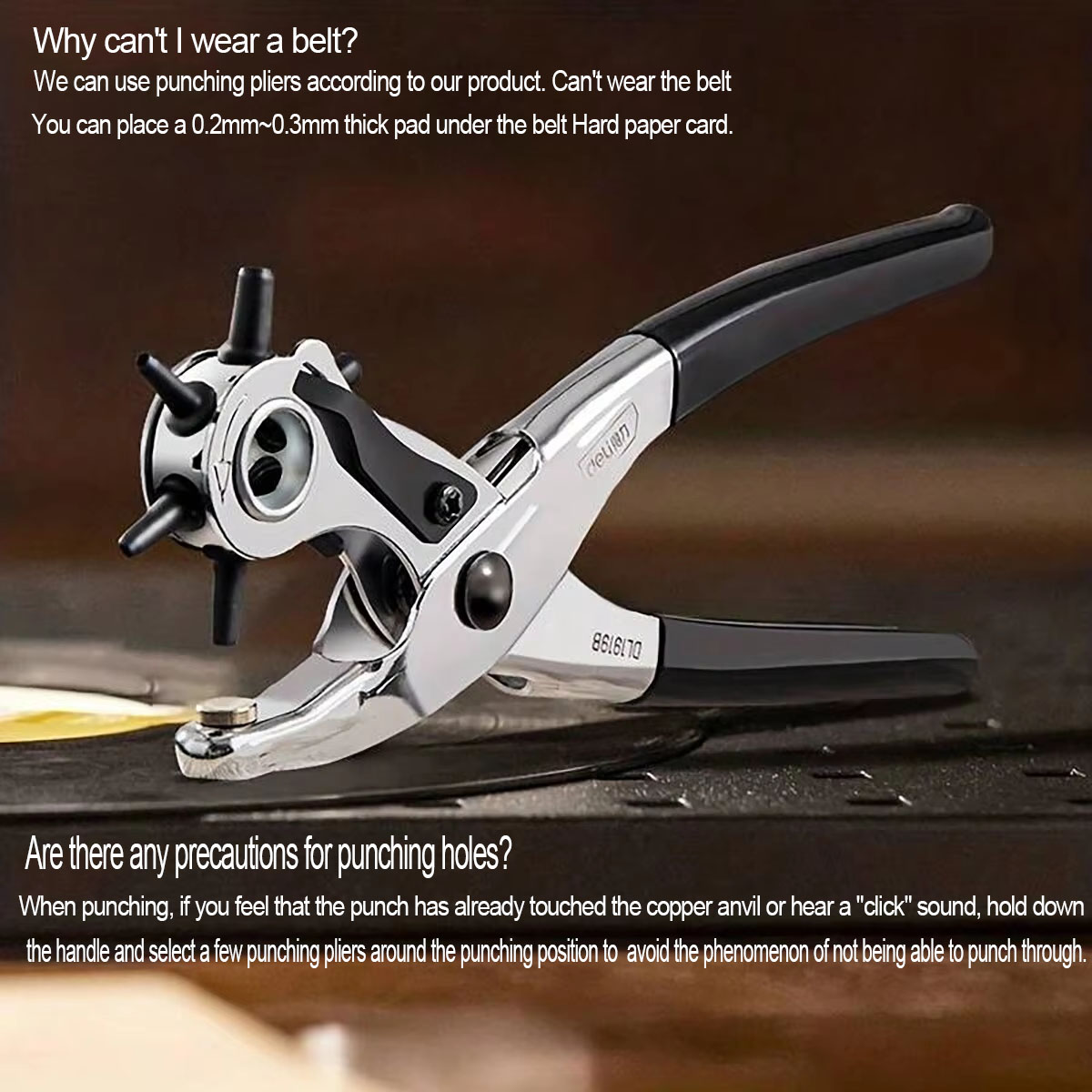 1pc-Belt Punch Pliers Leather  - Sewing Eyelet Fabric reseña y precio