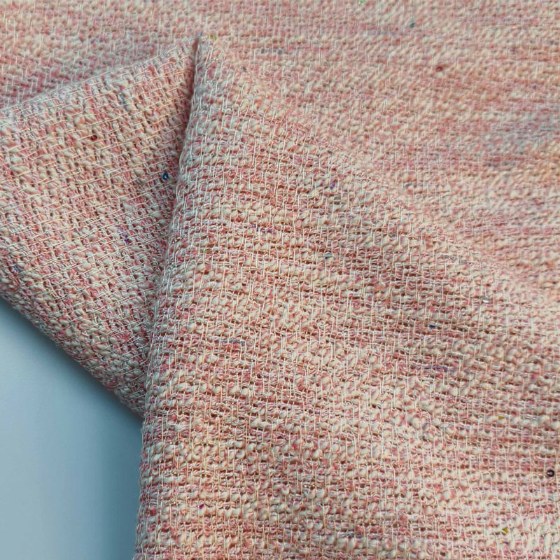 Light Pink Color With Sequin Y - Sewing Tweed reseña y precio