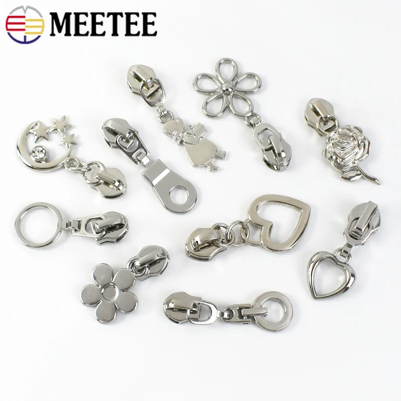 Metal Zipper Slider 5# 5-20Pcs - Textile And Sewing Supply reseña y precio