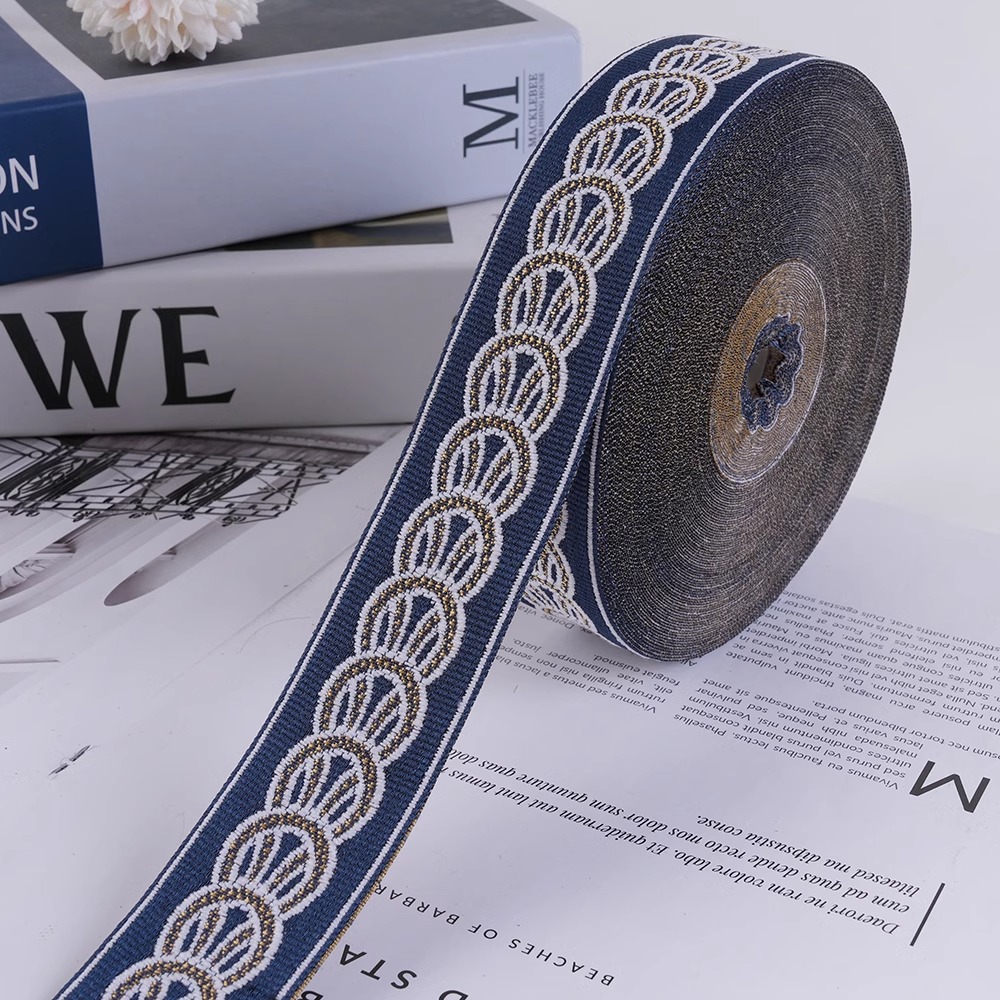 25 Meters Luxury Woven Jacquar - Sewing Thread In Textile reseña y precio