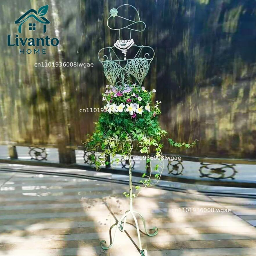 Decorative Metal Garden Dress  - Dress Form Mannequin reseña y precio