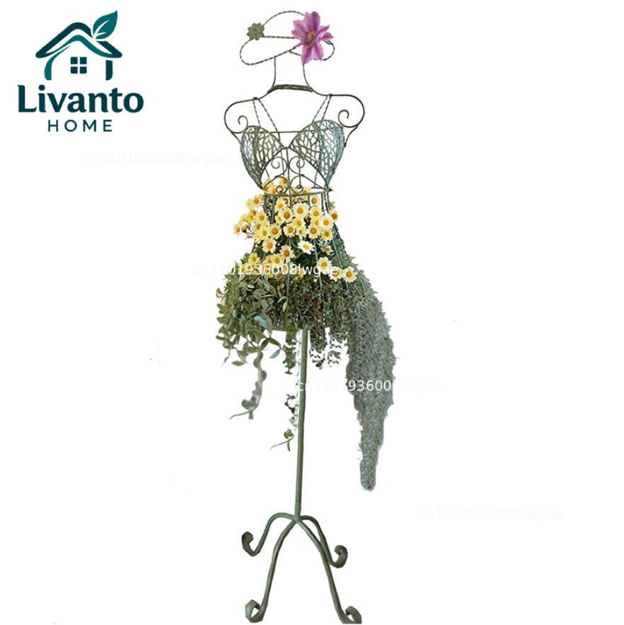Decorative Metal Garden Dress  - Dress Form Mannequin reseña y precio